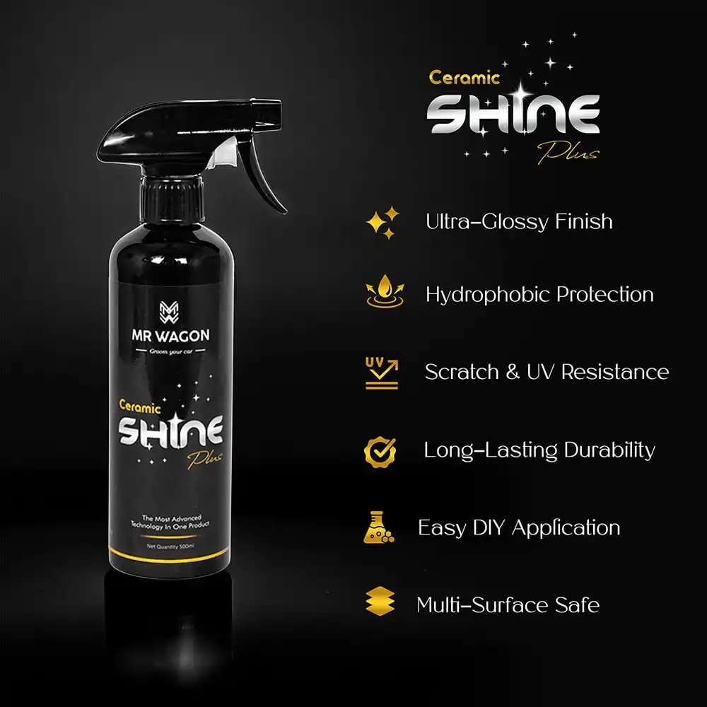 Ceramic Shine Plus Car Coating Spray – Hydrophobic Shine & Paint Protection - Image 5